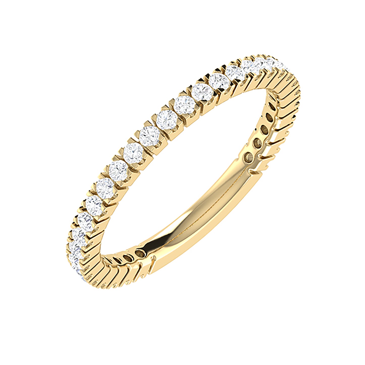 9ct Yellow Gold 0.50ct GH Colour I2-I3 Diamond Eternity Ring